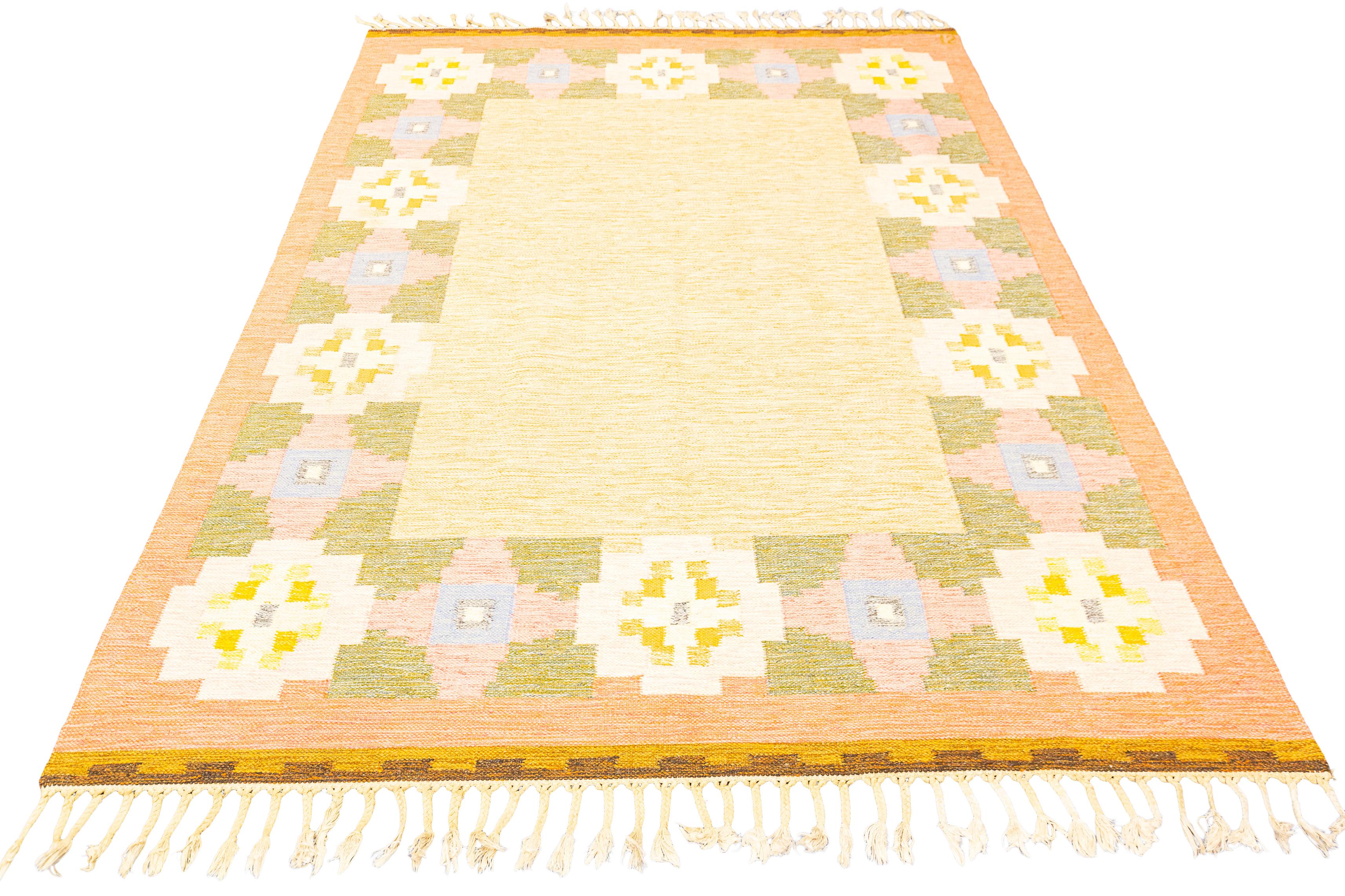 This is a Scandinavian Rug Flat-weave, often referred to as a 