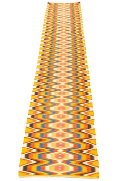 Scandinavian Rug Flat-Weave Multi-color