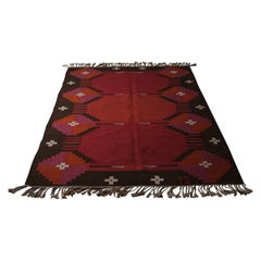 Swedish flatweave carpet by Ingegerd Silow, 1960s