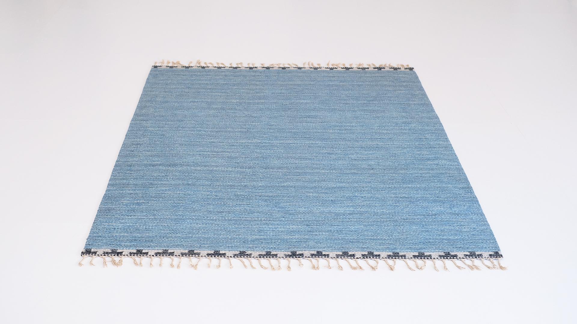 20th Century Swedish Flat-Weave Carpet by Rakel Carlander