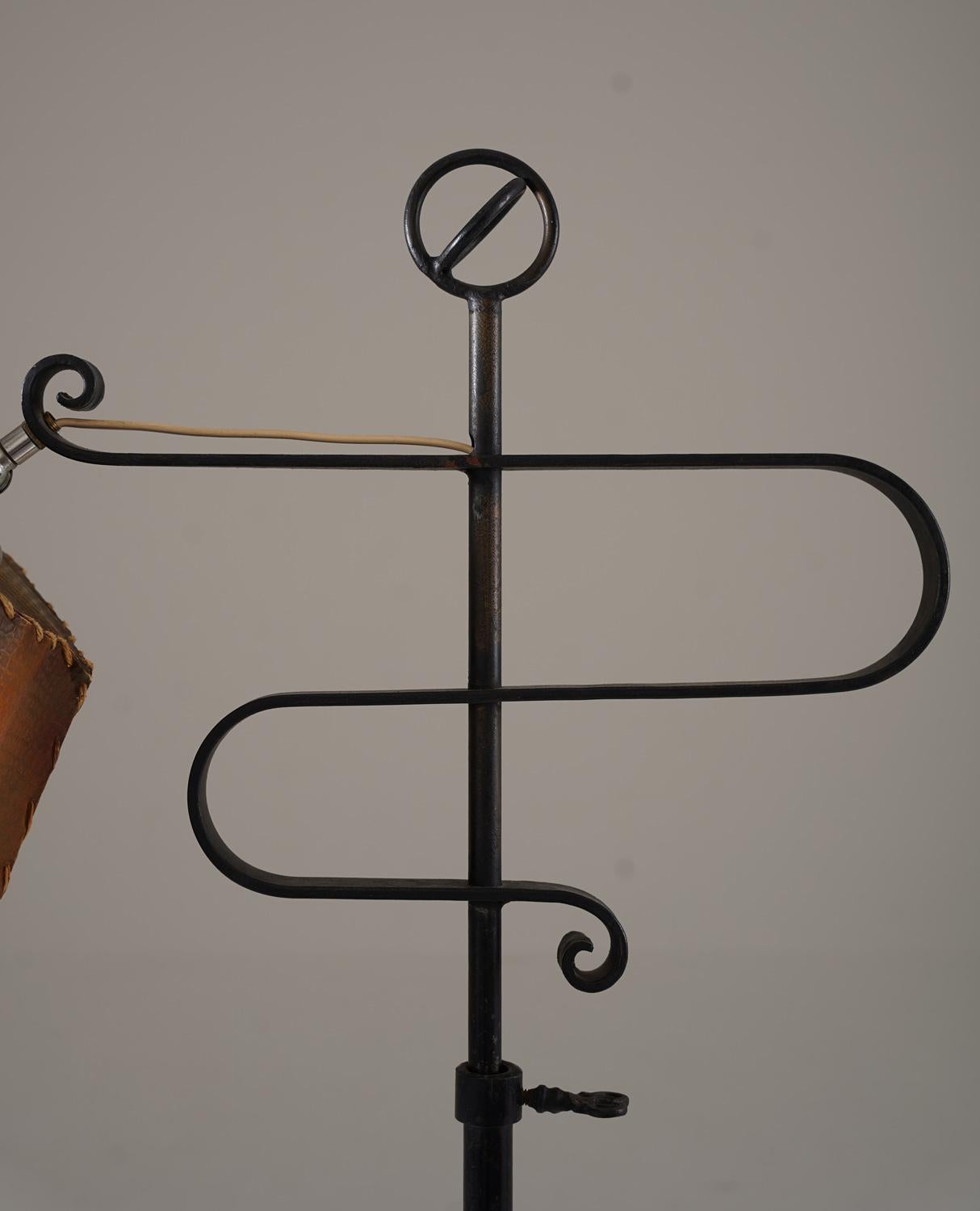 Swedish Floor Lamp, 1930s In Good Condition For Sale In Karlstad, SE