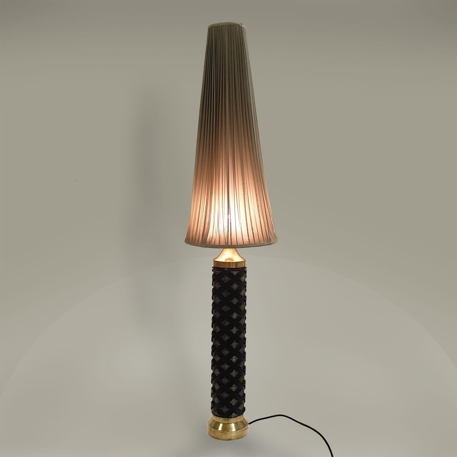 Wallpaper roller lamp made by Swedish lamp manufacturer Boréns.