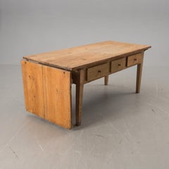 Swedish Folding Country Table 18th Century
