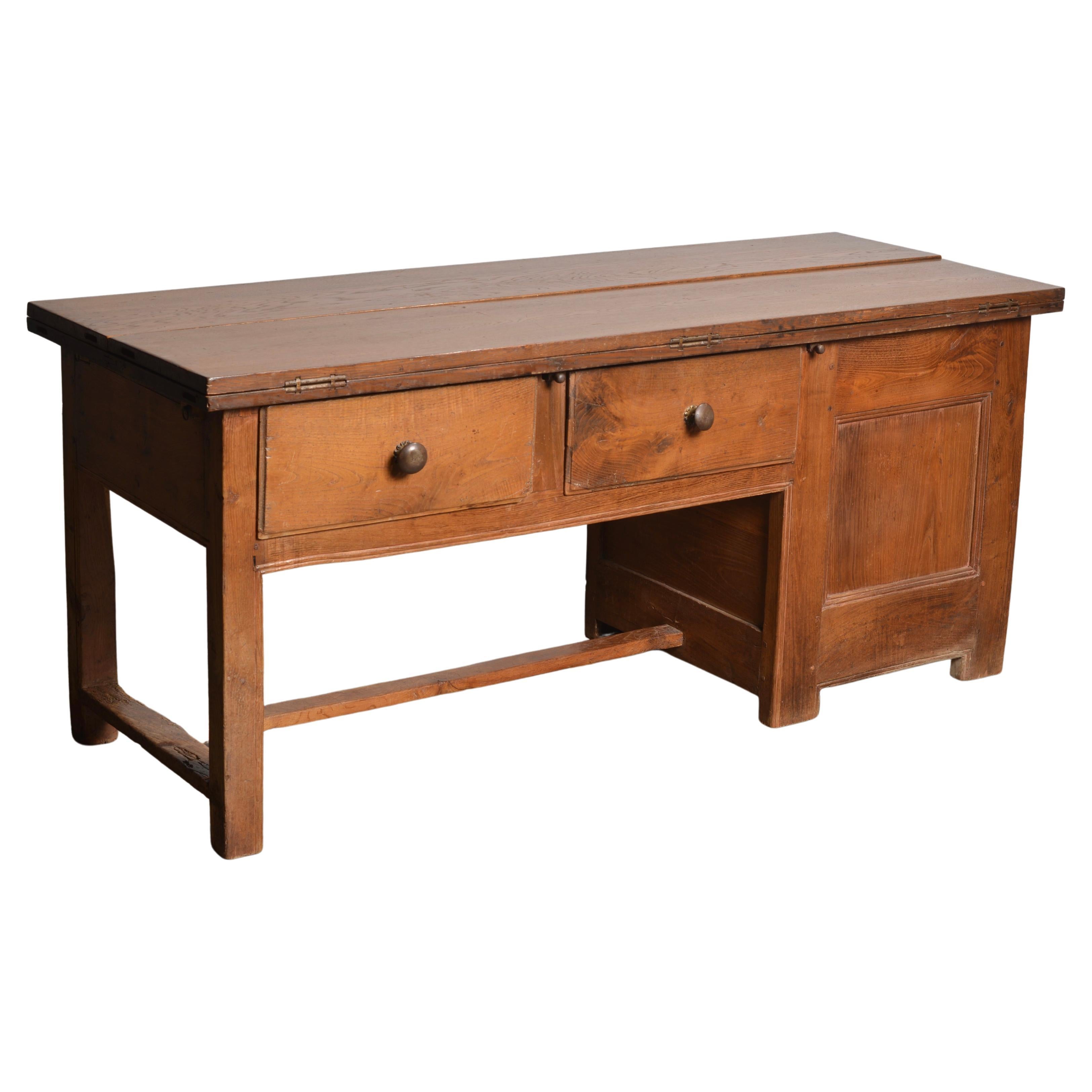 Swedish Folding Kitchen Work/Farm Table by Erik Bolin