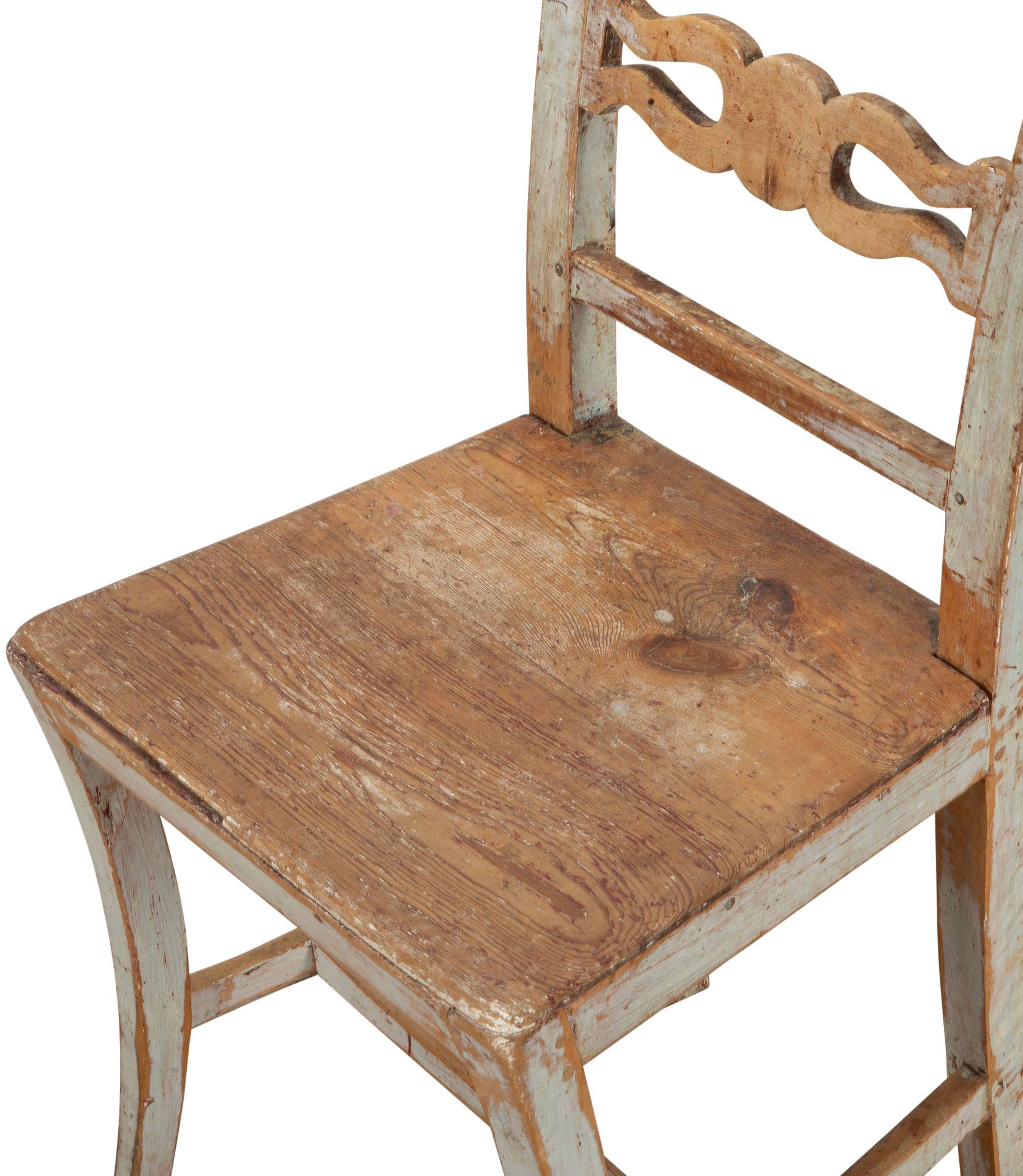 Swedish Folk Art Child’s Chair For Sale 1