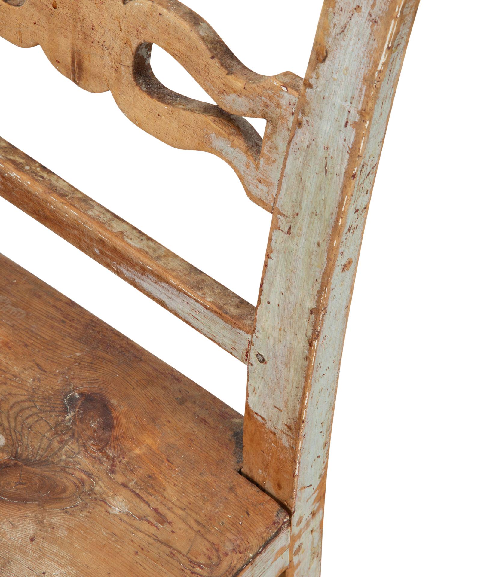 Swedish Folk Art Child’s Chair For Sale 4