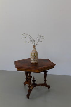 Swedish Folk Art Mosaic Vase, 1970s.