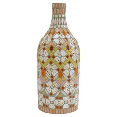 Swedish Folk Art Mosaic Vase, 1970s.