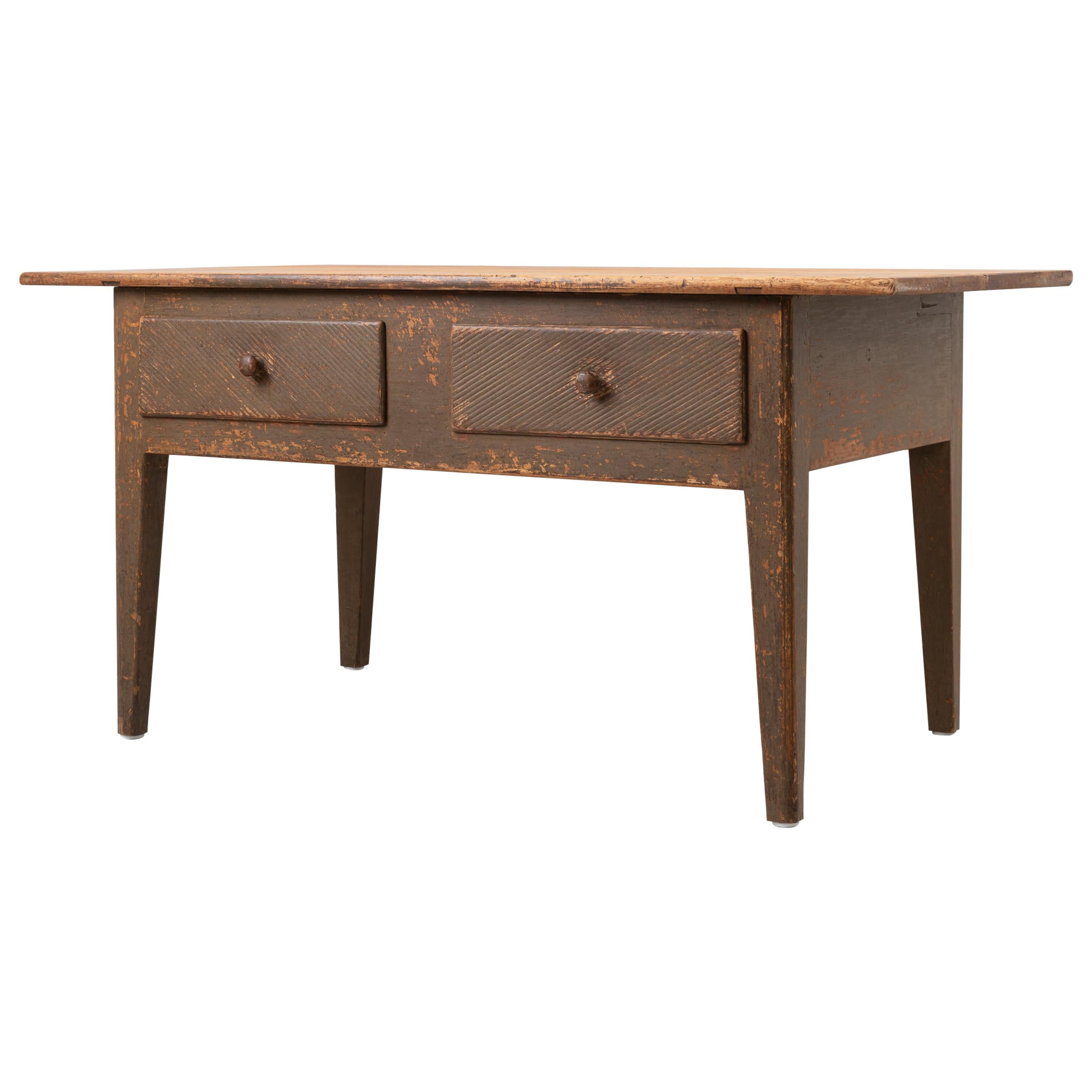 Rustic Work Table For Sale at 1stDibs