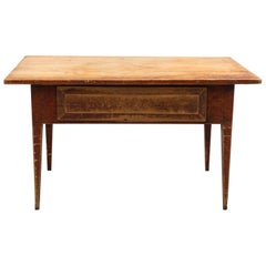 Swedish Folk Art Table, 18th Century