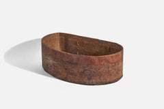 Swedish Folk Art, Large Vessel, Pine, Sweden, 19th Century