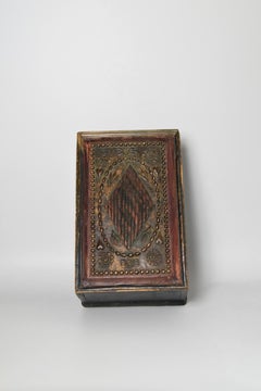 Swedish Folk Art Wedding Box, Late 18th Century