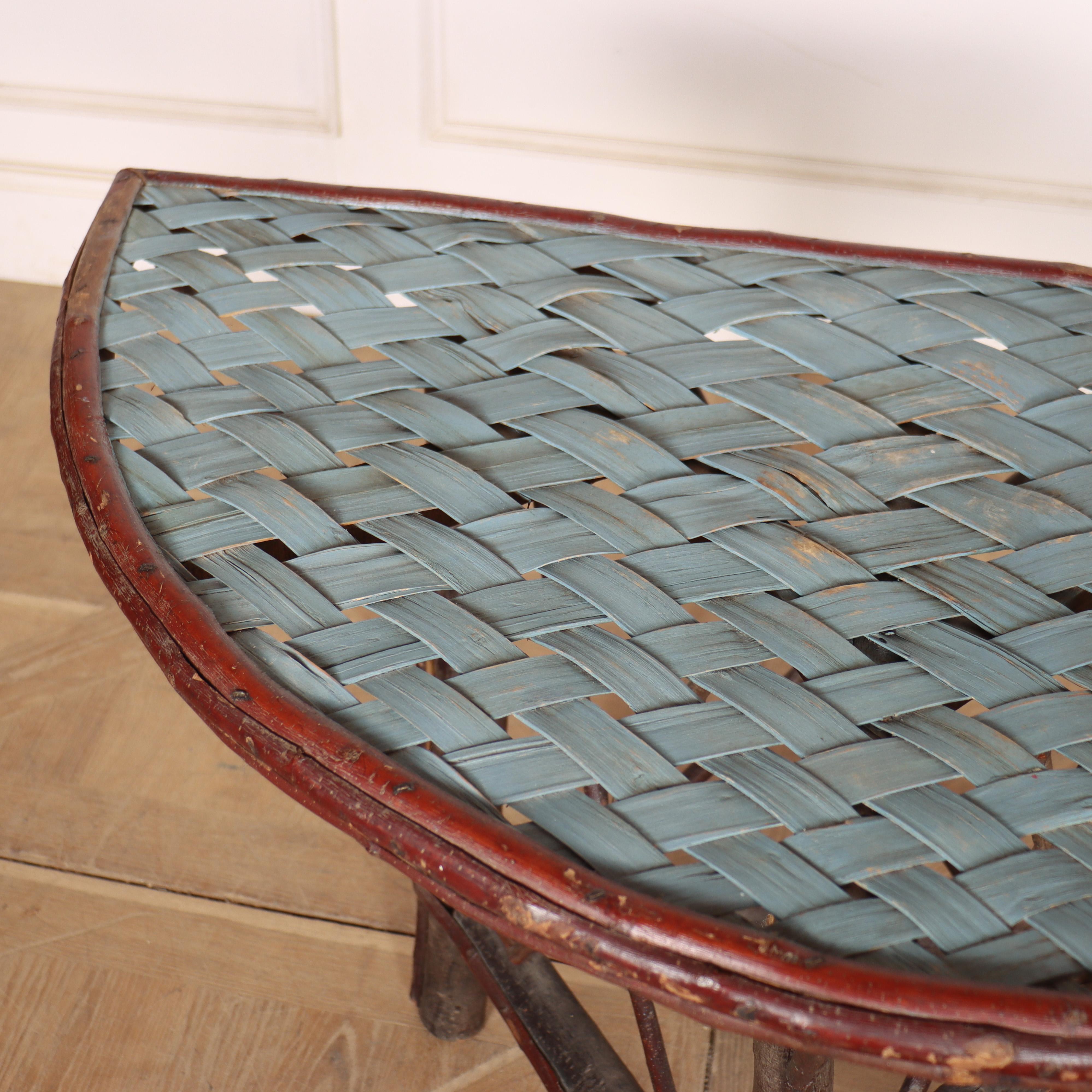 Swedish Folk Made Console Table For Sale 1