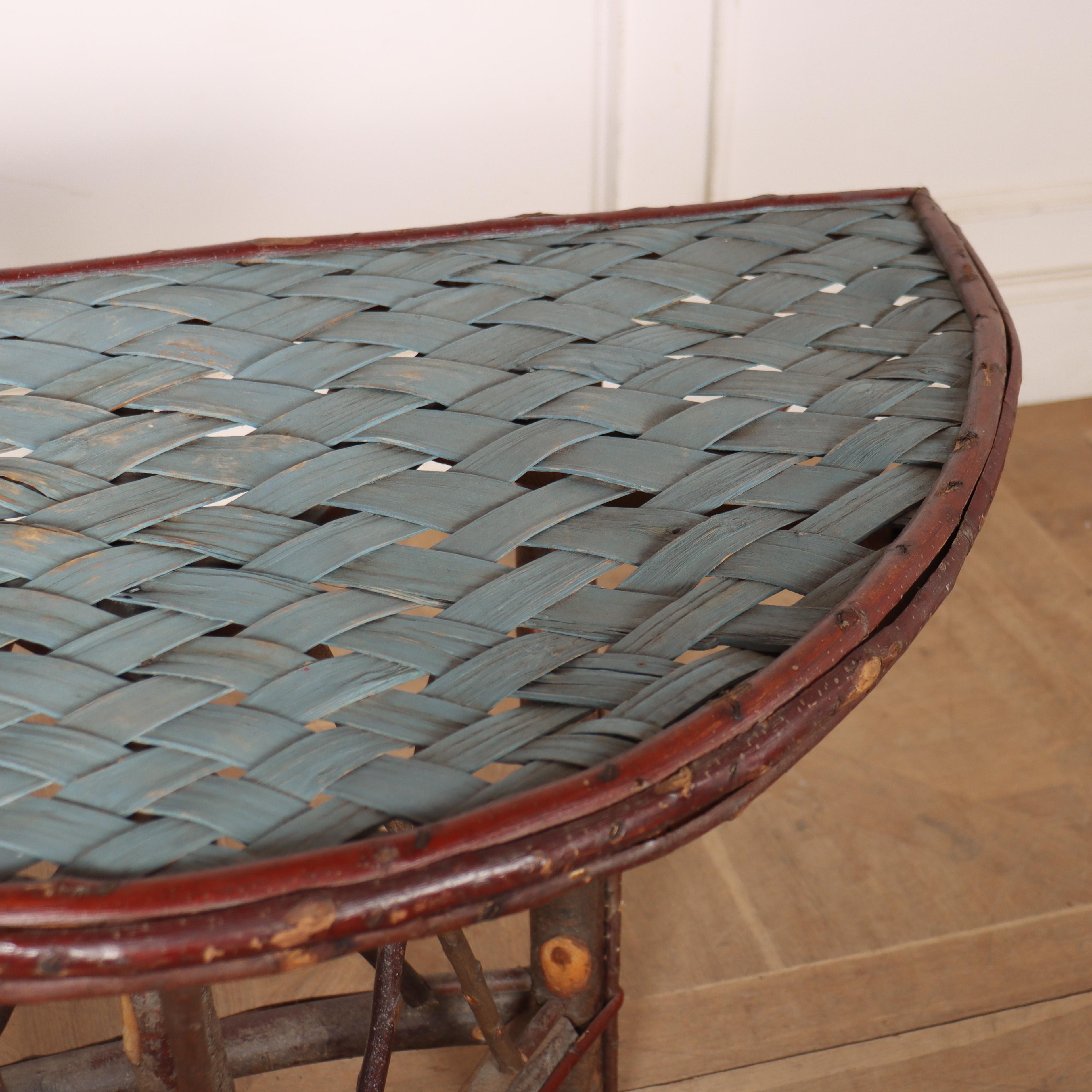 Swedish Folk Made Console Table For Sale 2