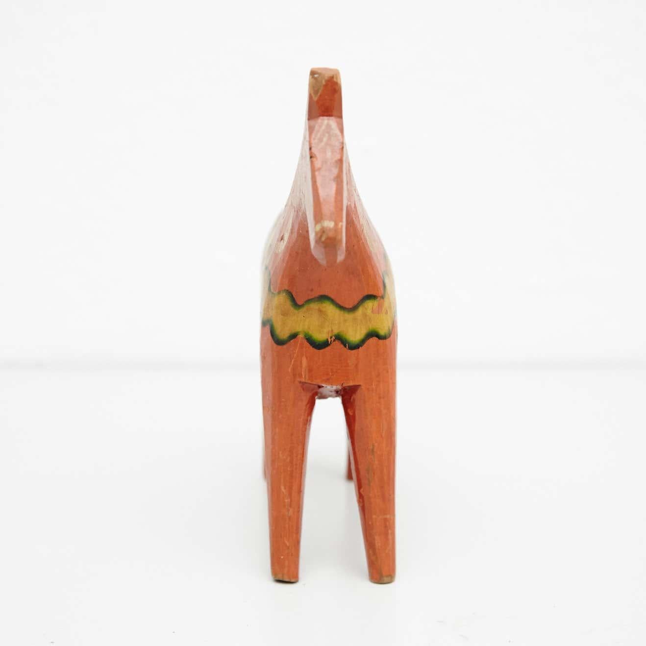Swedish Folk Wooden Horse Toy, circa 1920 6