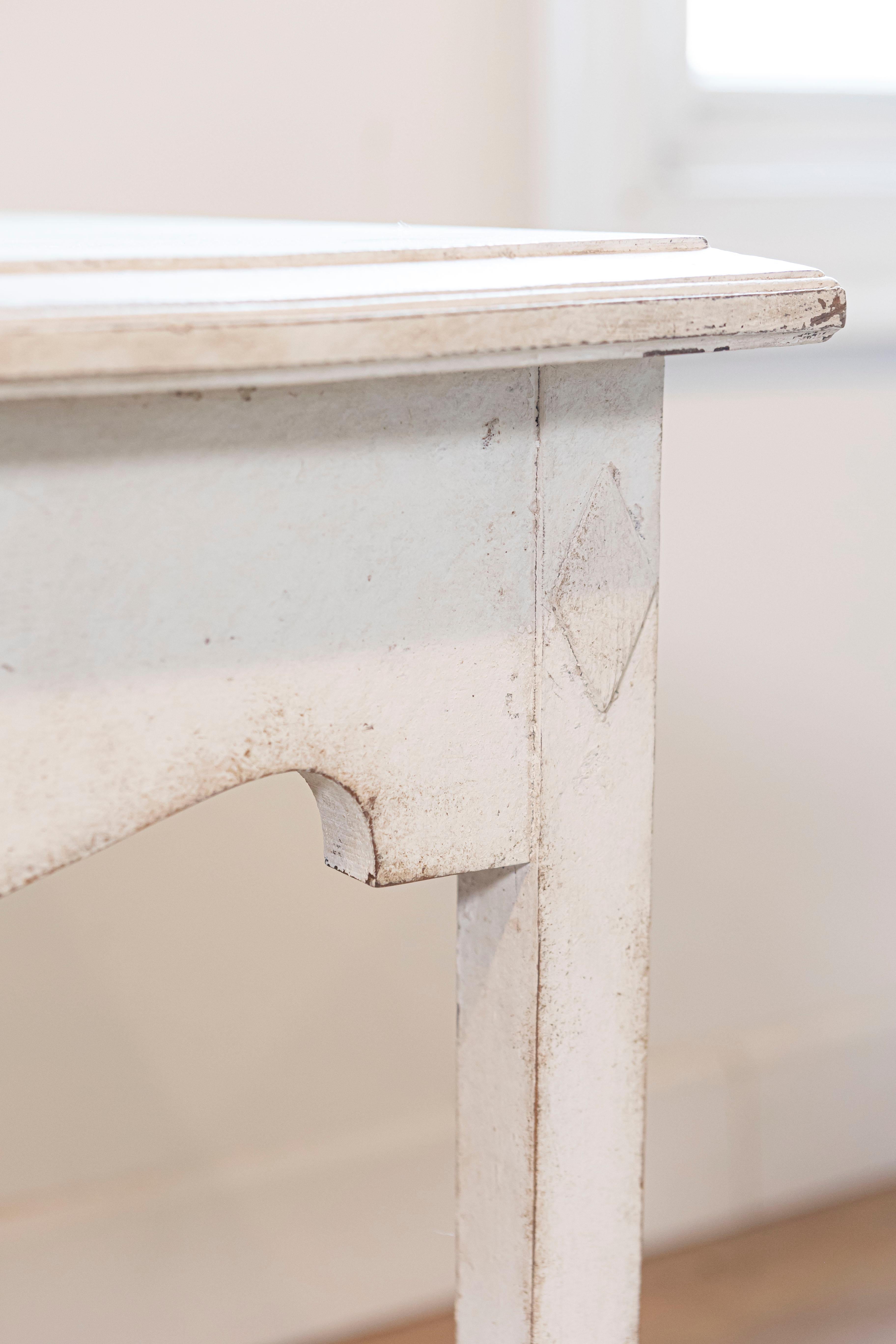 Swedish Freestanding Painted Writing Table Created for Queen Alexandrine For Sale 4