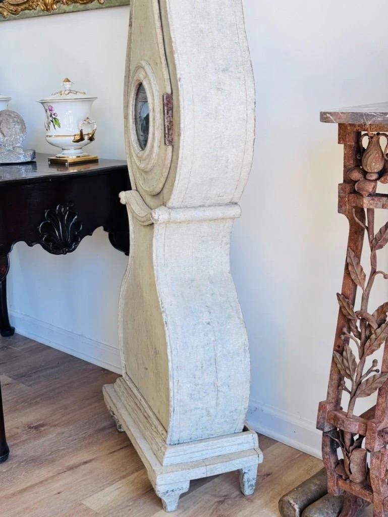 Swedish Fryksdahl Mora clock, c. 1820 For Sale 2