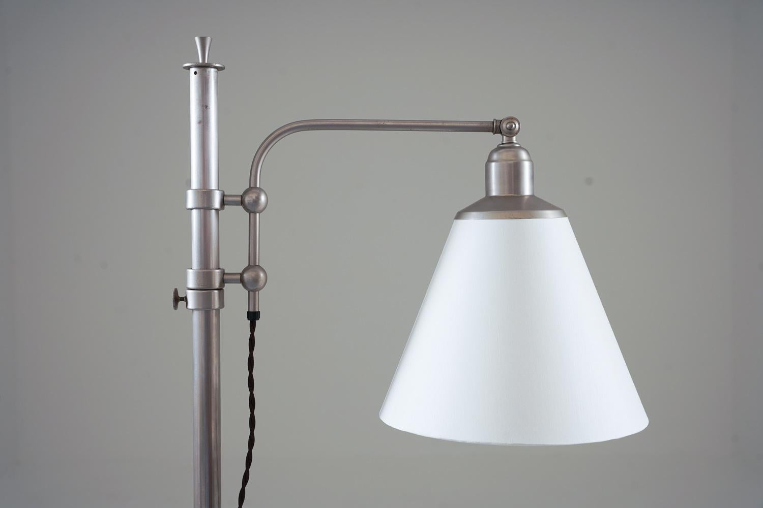 Mid-Century Modern Swedish Functionalist Floor Lamp, 1930s For Sale