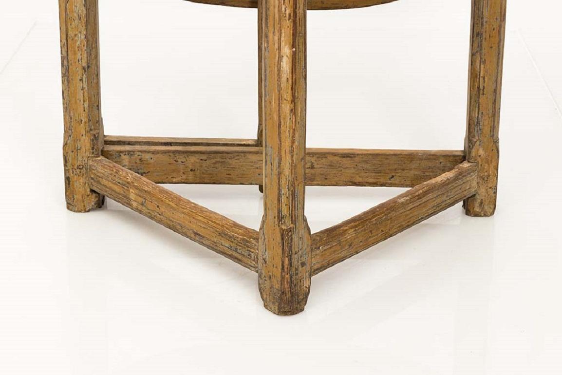 Antique Swedish Demi-Lune Gate Leg Table 7