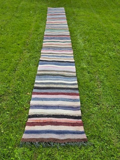 Swedish genuine rag rug folk art country