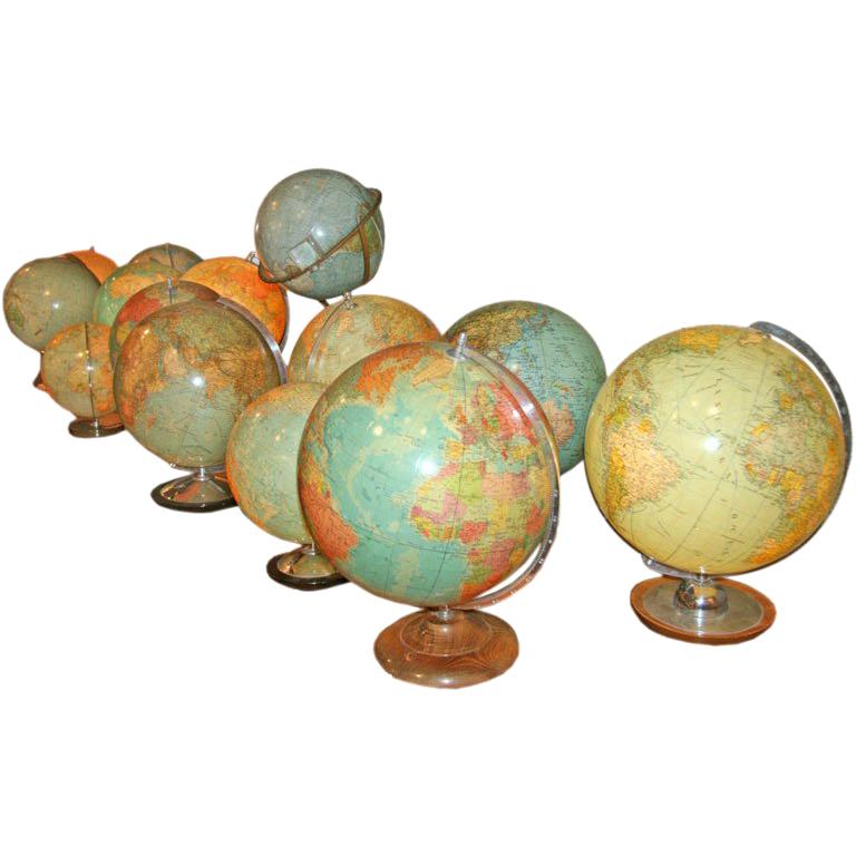 Swedish & German Glass Globes