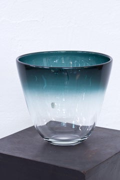 Swedish Glass Bowl by Bengt Orup, 1950s