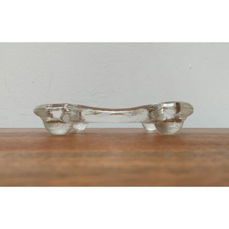 Anillo portavelas de cristal sueco de Pukeberg, años 70 en Excelente estado para la venta en Hamburg, DE