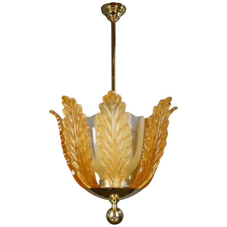 Swedish Glass Chandelier In Excellent Condition For Sale In New York, NY