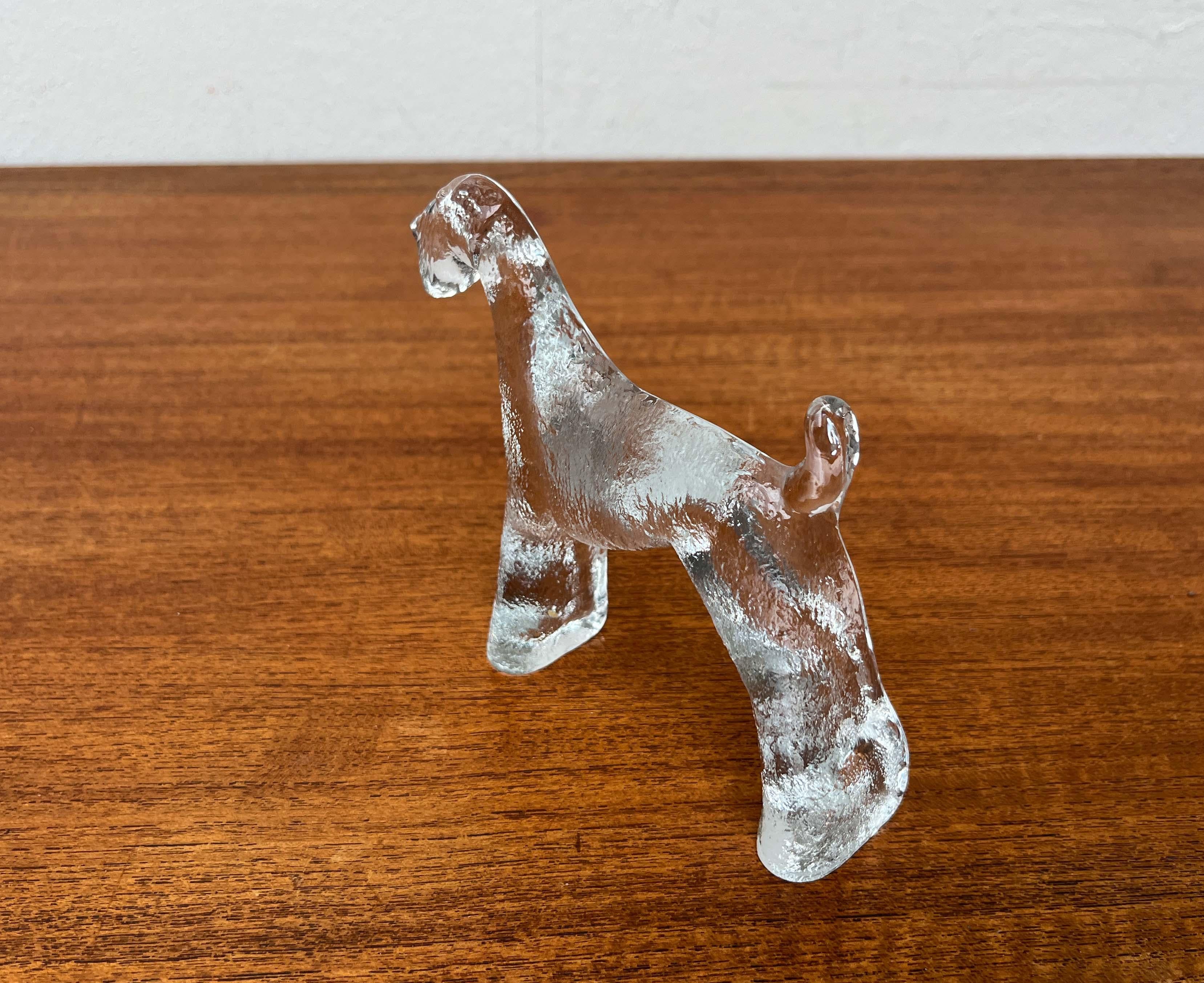 Scultura in vetro svedese della serie Airdaleterrier Bertil Vallien Kosta Boda in vendita 7