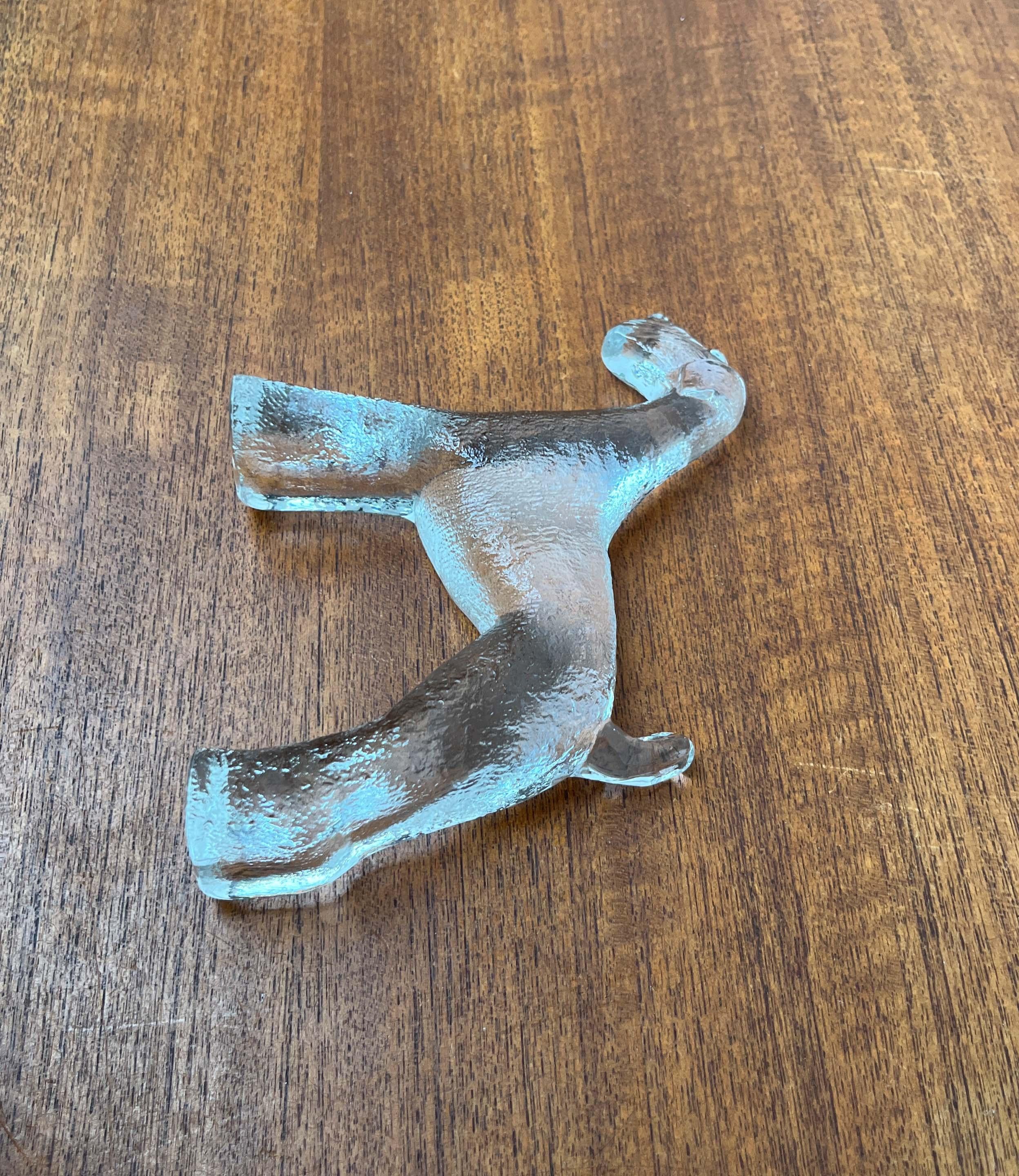 Scultura in vetro svedese della serie Airdaleterrier Bertil Vallien Kosta Boda in vendita 9