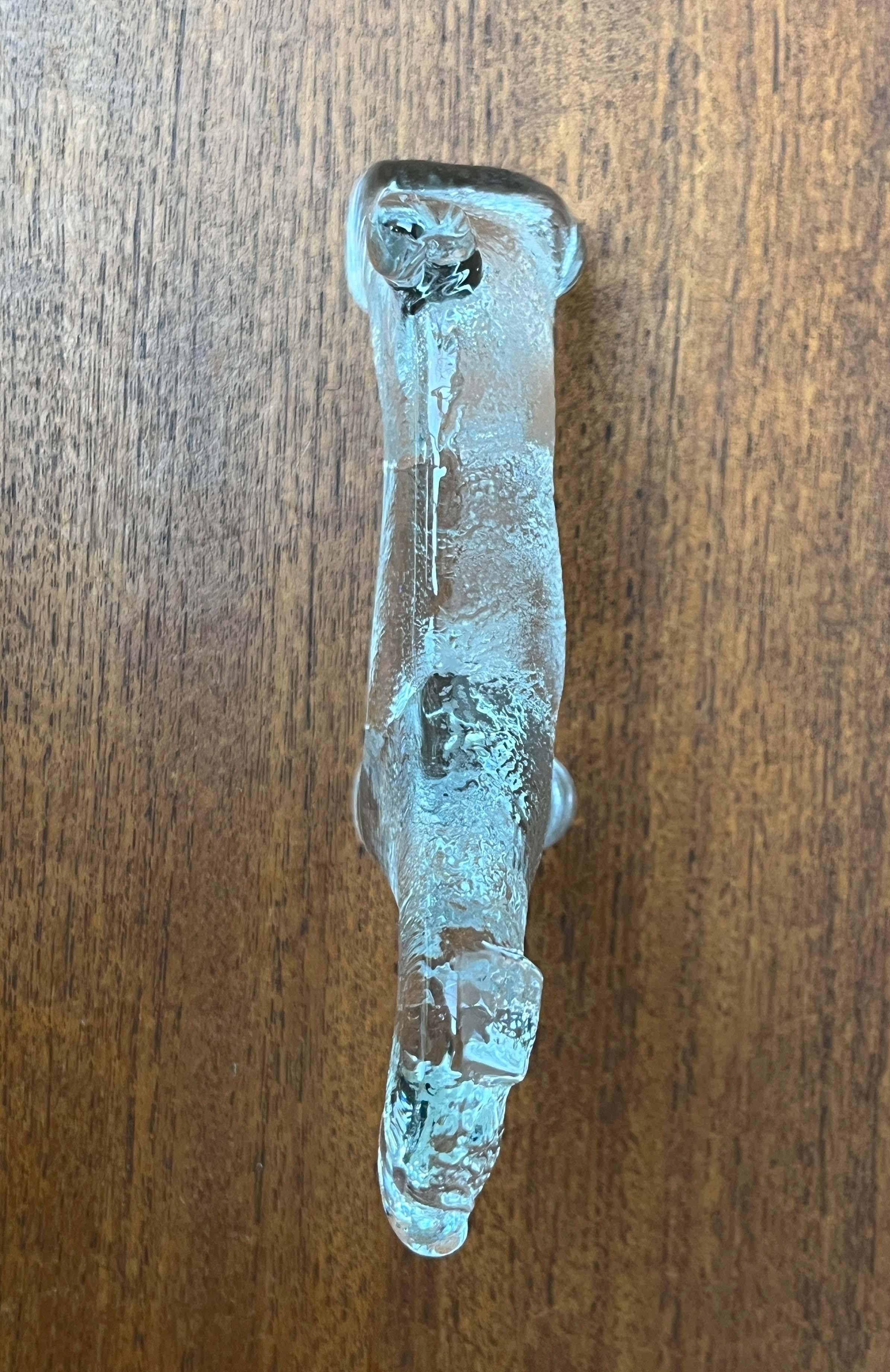 Scultura in vetro svedese della serie Airdaleterrier Bertil Vallien Kosta Boda in vendita 12