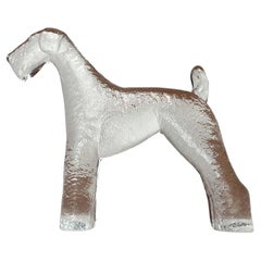 Swedish Glass Kennel Series Airdaleterrier Sculpture Bertil Vallien Kosta Boda