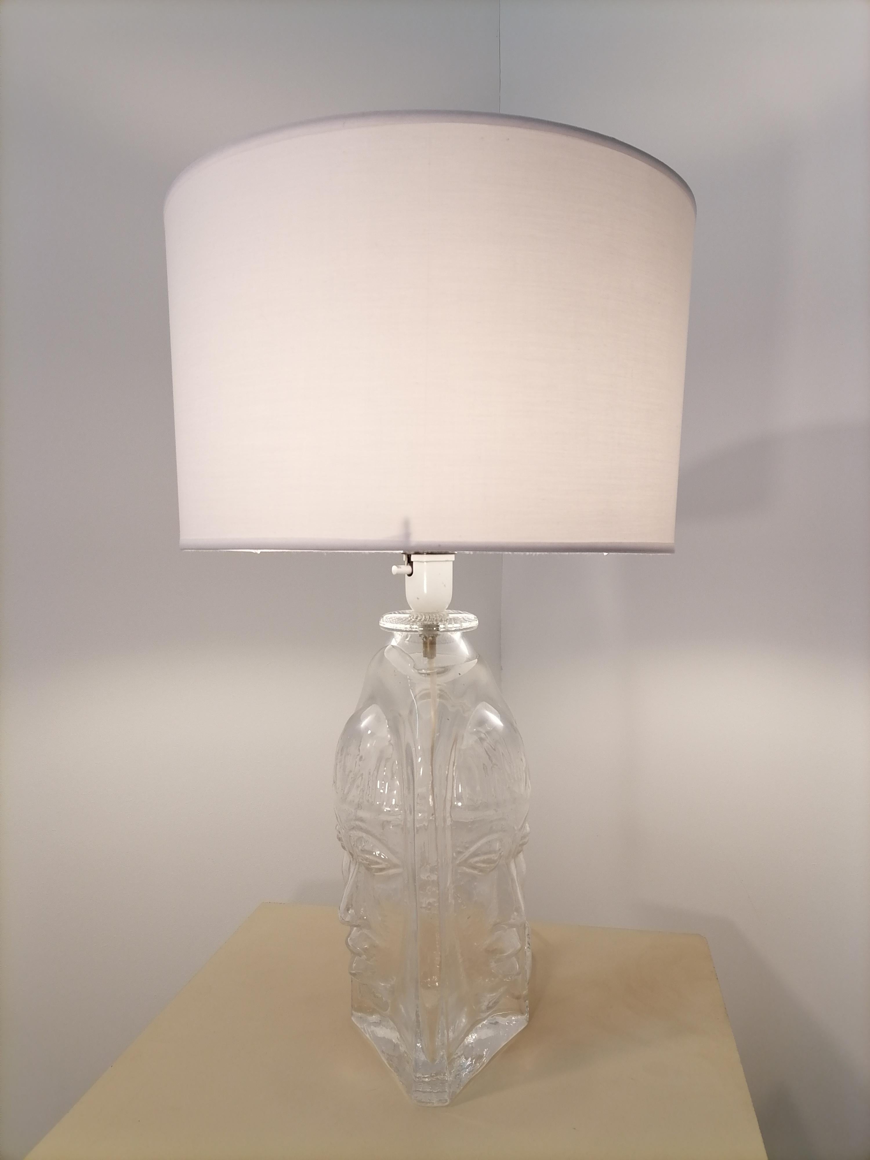 Swedish Glass Lamp, 1960 For Sale 1