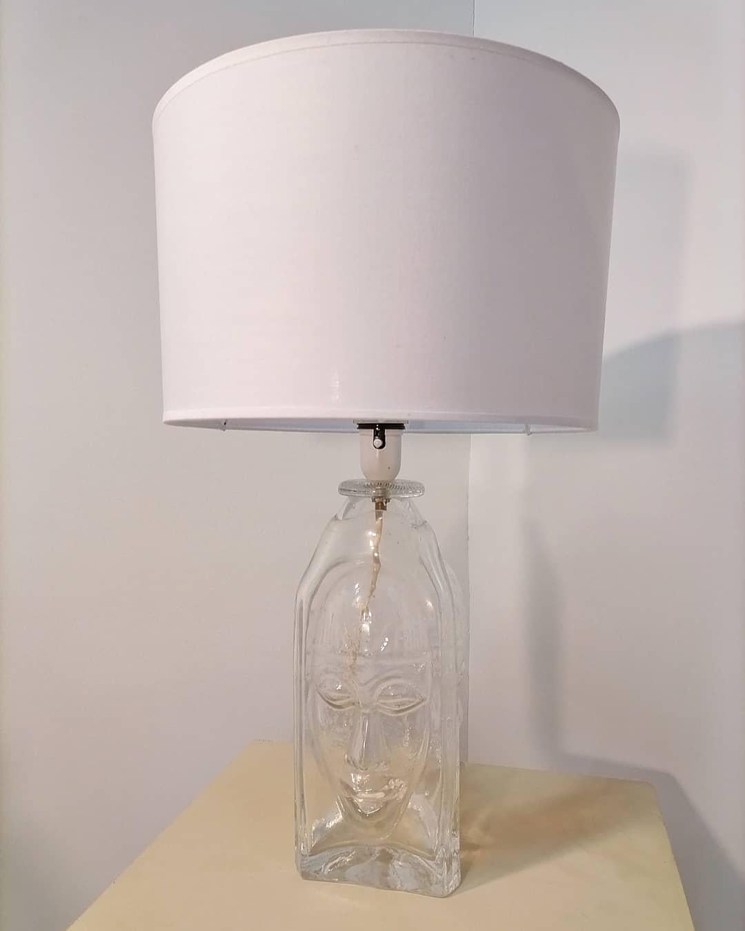 Swedish Glass Lamp, 1960 For Sale 2
