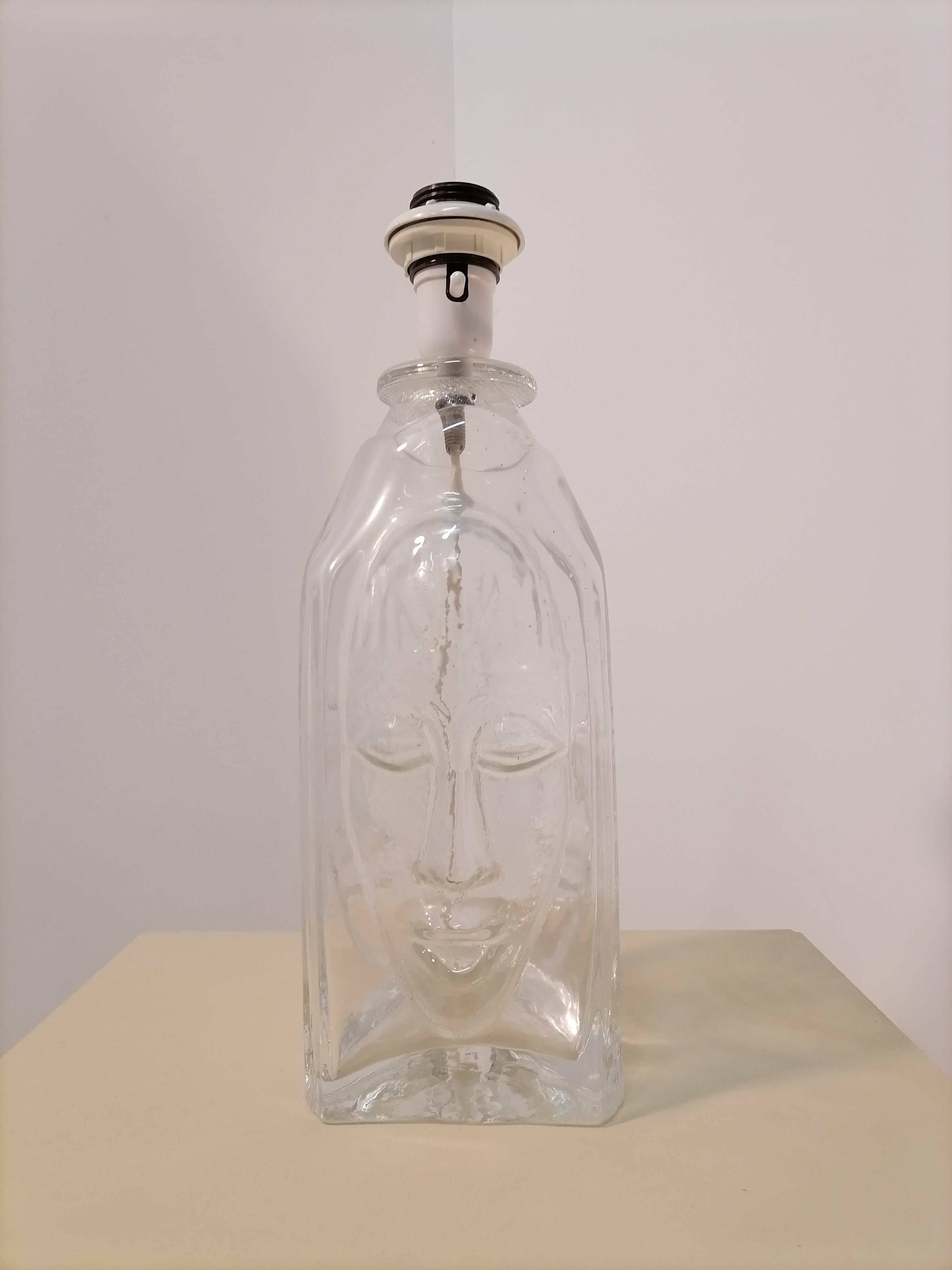 Swedish Glass Lamp, 1960 For Sale 5