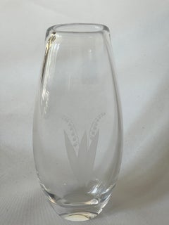 Swedish Glass Lily of the Valley Vase by Sven Palmqvist for Orrefors