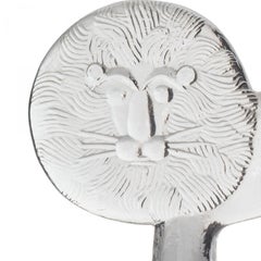 Swedish Glass Lion Figurine
