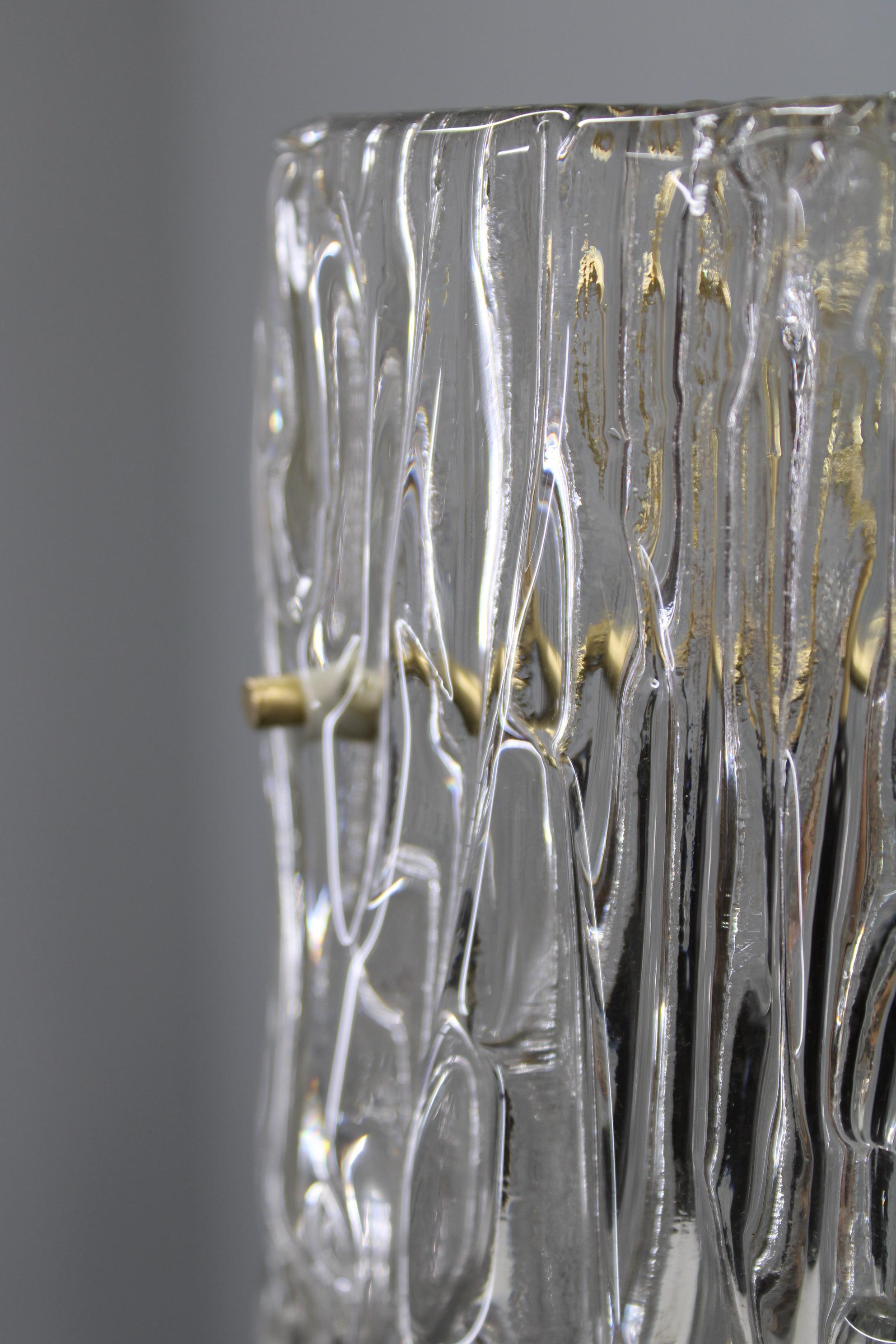 Lampada a sospensione in vetro svedese di Carl Fagerlund per Orrefors, anni '60 in vendita 2