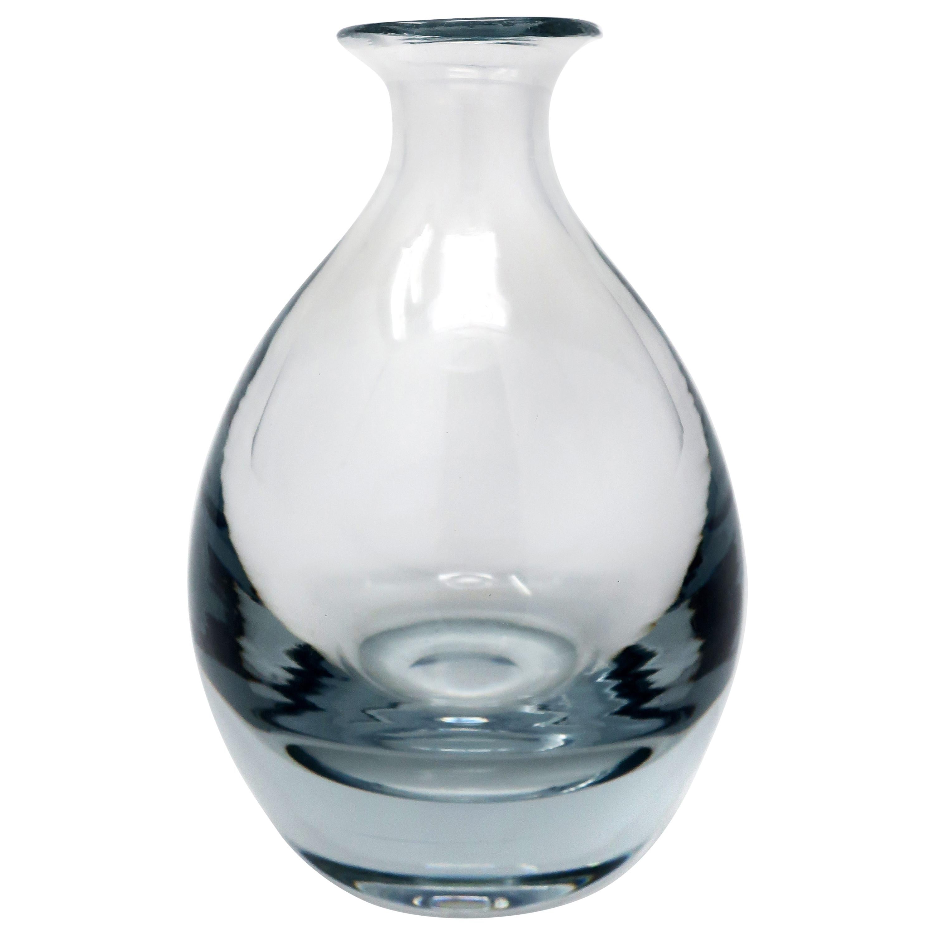 Swedish Glass Vase by Strombergshyttan For Sale