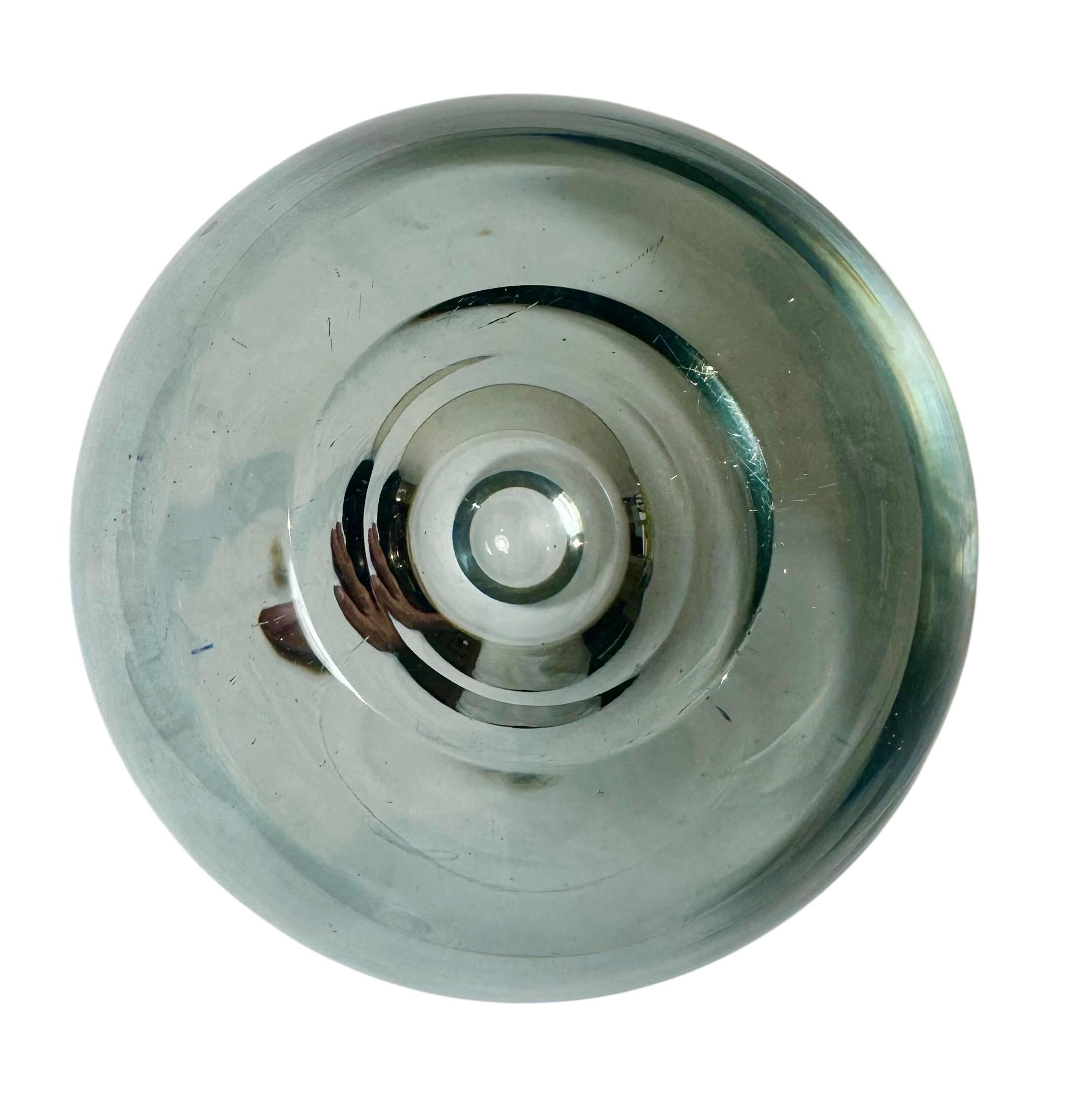 Mid-20th Century Swedish Glass Vase For Sale
