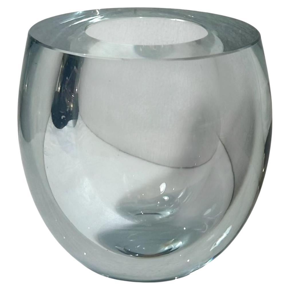 Swedish Glass Vase For Sale