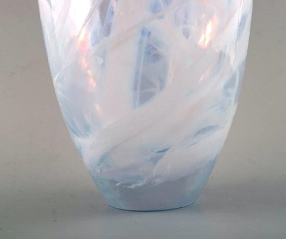 Swedish Glass Vase in Clear Glass. Designed in the 1970s-1980s In Excellent Condition In Copenhagen, DK