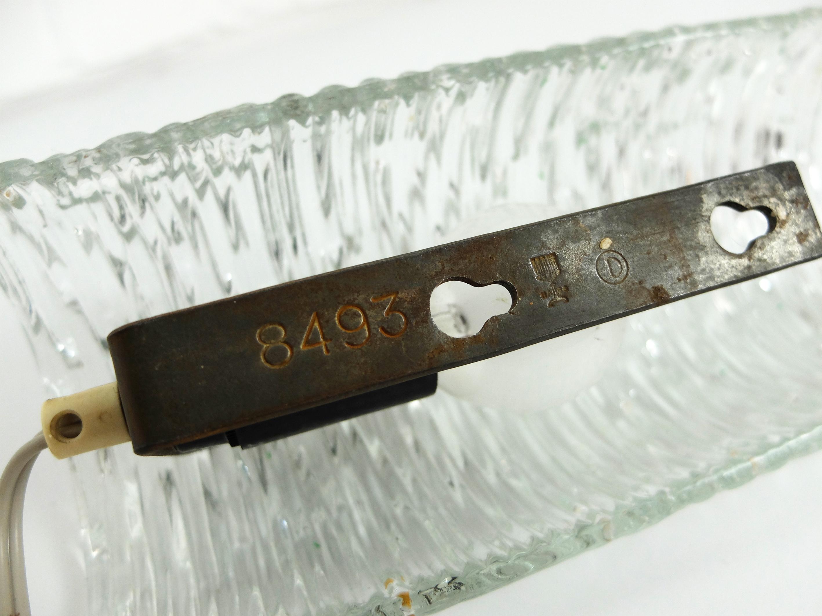 Applique suédoise en verre Modèle 8493 de Carl Fagerlund pour Orrefors, années 1960 en vente 3