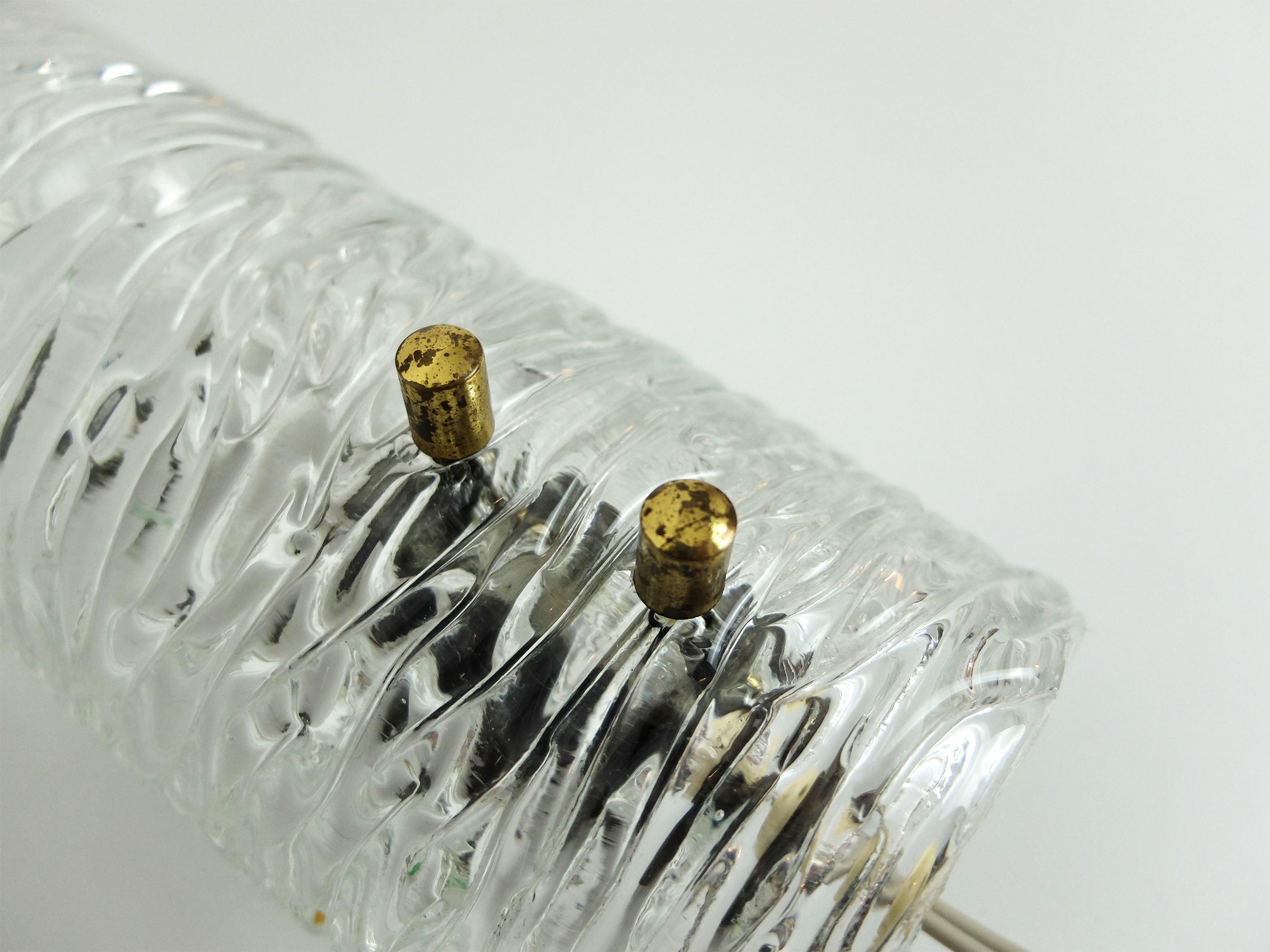 Suédois Applique suédoise en verre Modèle 8493 de Carl Fagerlund pour Orrefors, années 1960 en vente