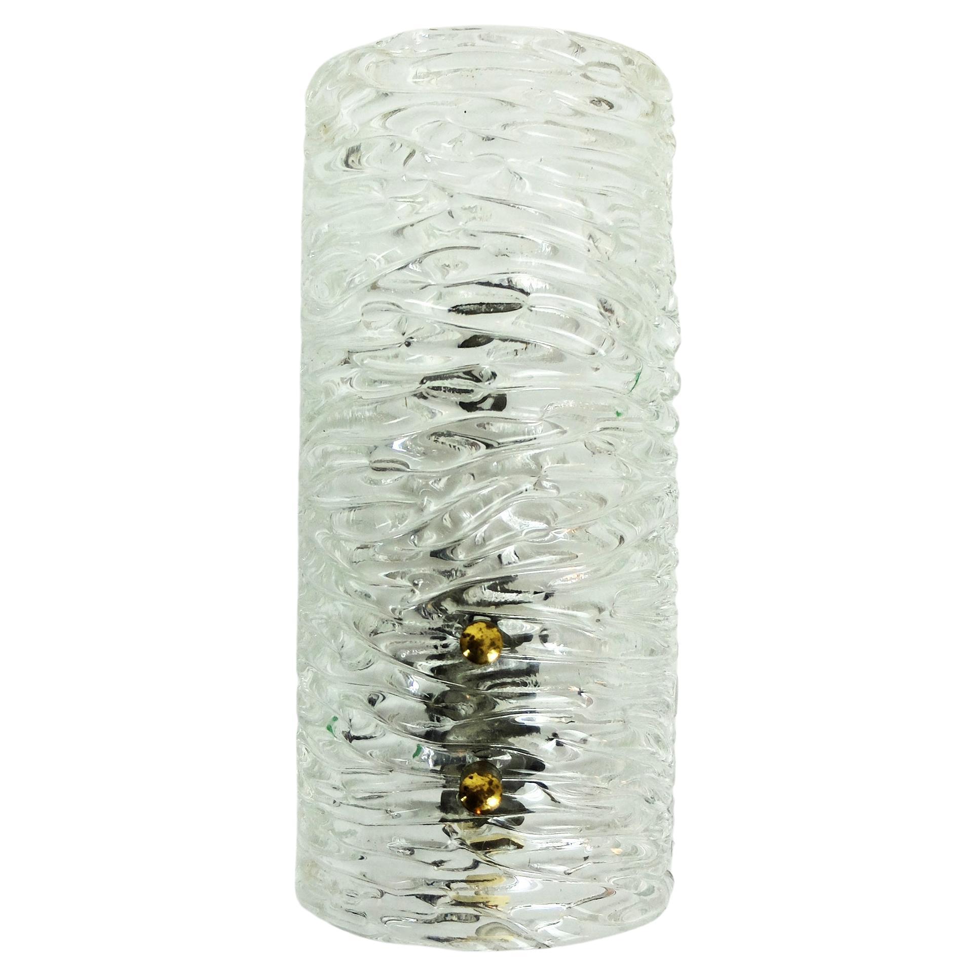 Aplique de cristal sueco Modelo 8493 de Carl Fagerlund para Orrefors, Años 60