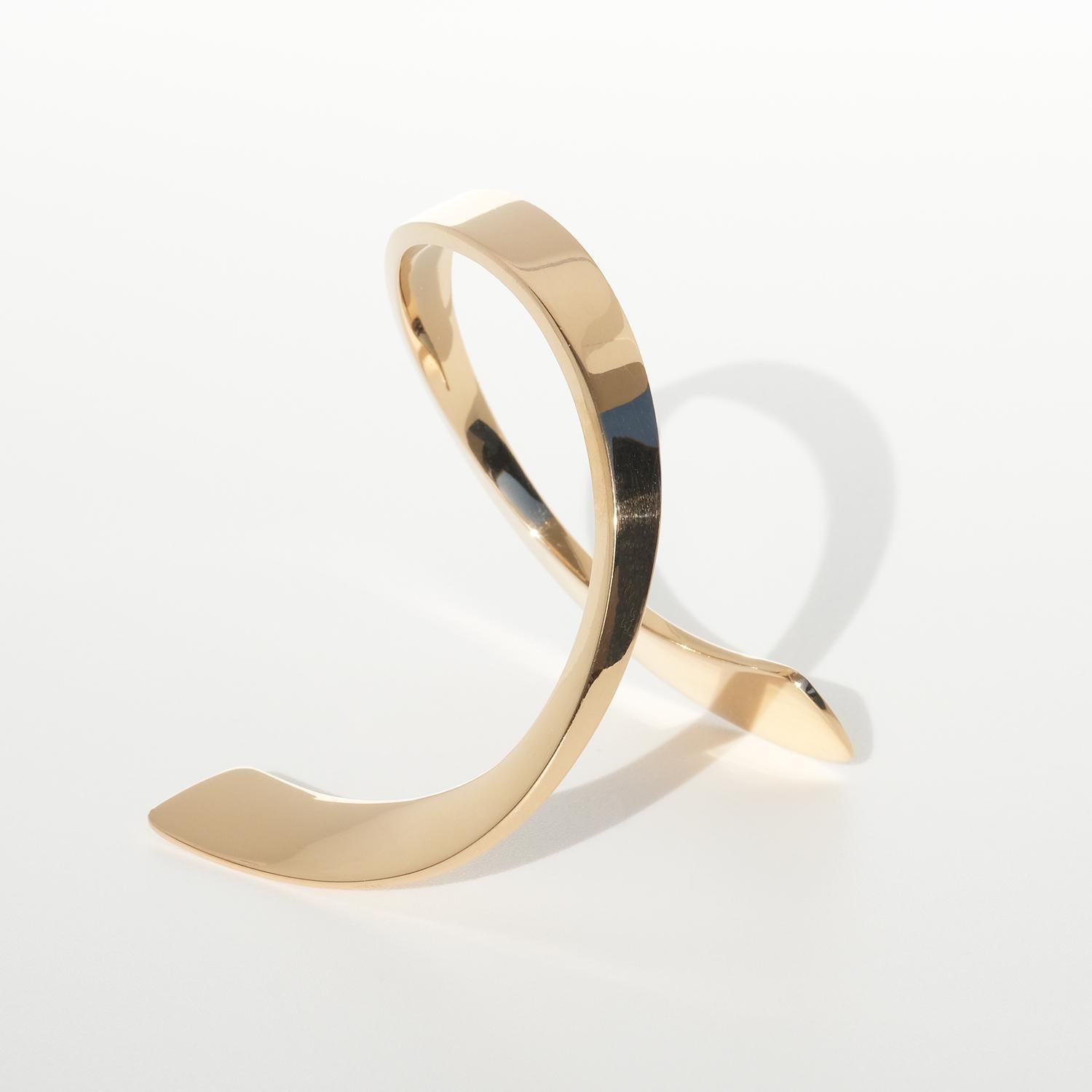 Swedish gold bracelet by Rey Urban made 1965. 2