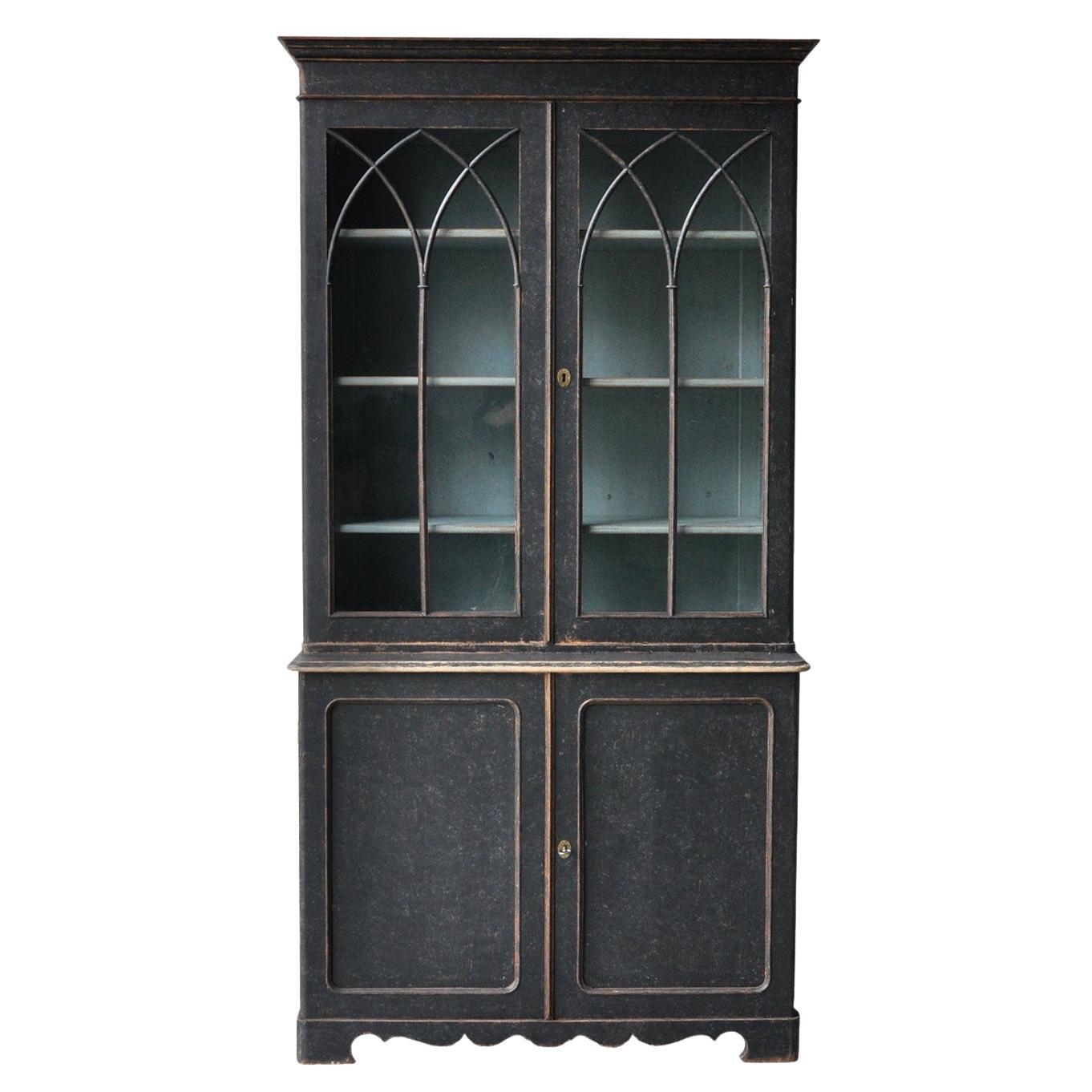 Swedish Gothic Bookcase For Sale