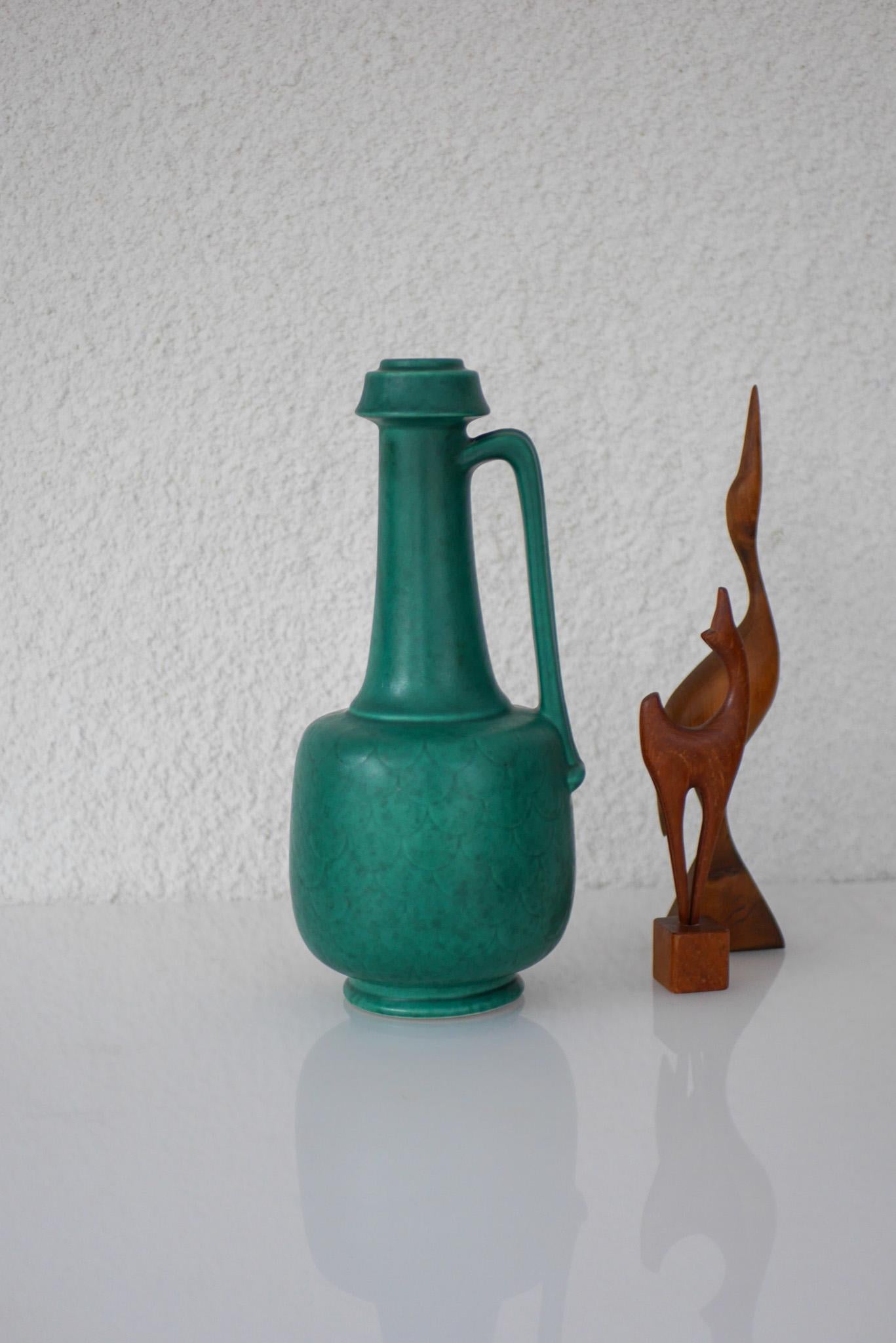 Vaso svedese Grace 1930 Art deco ARGENTA di grandi dimensioni di Wilhelm Kåge per Gustavsberg in vendita 6