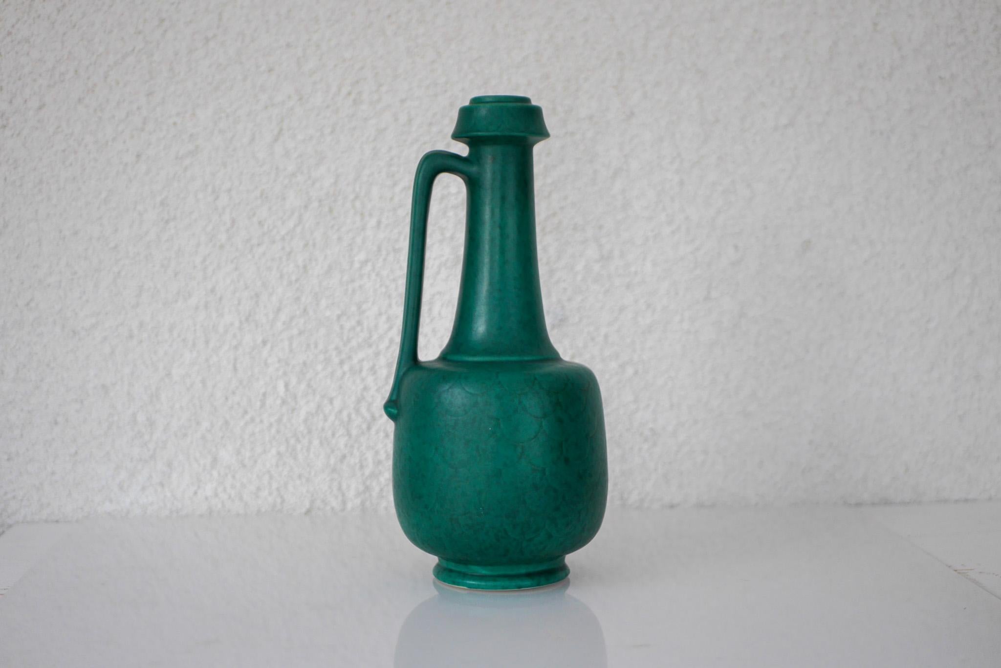 Vaso svedese Grace 1930 Art deco ARGENTA di grandi dimensioni di Wilhelm Kåge per Gustavsberg in vendita 7