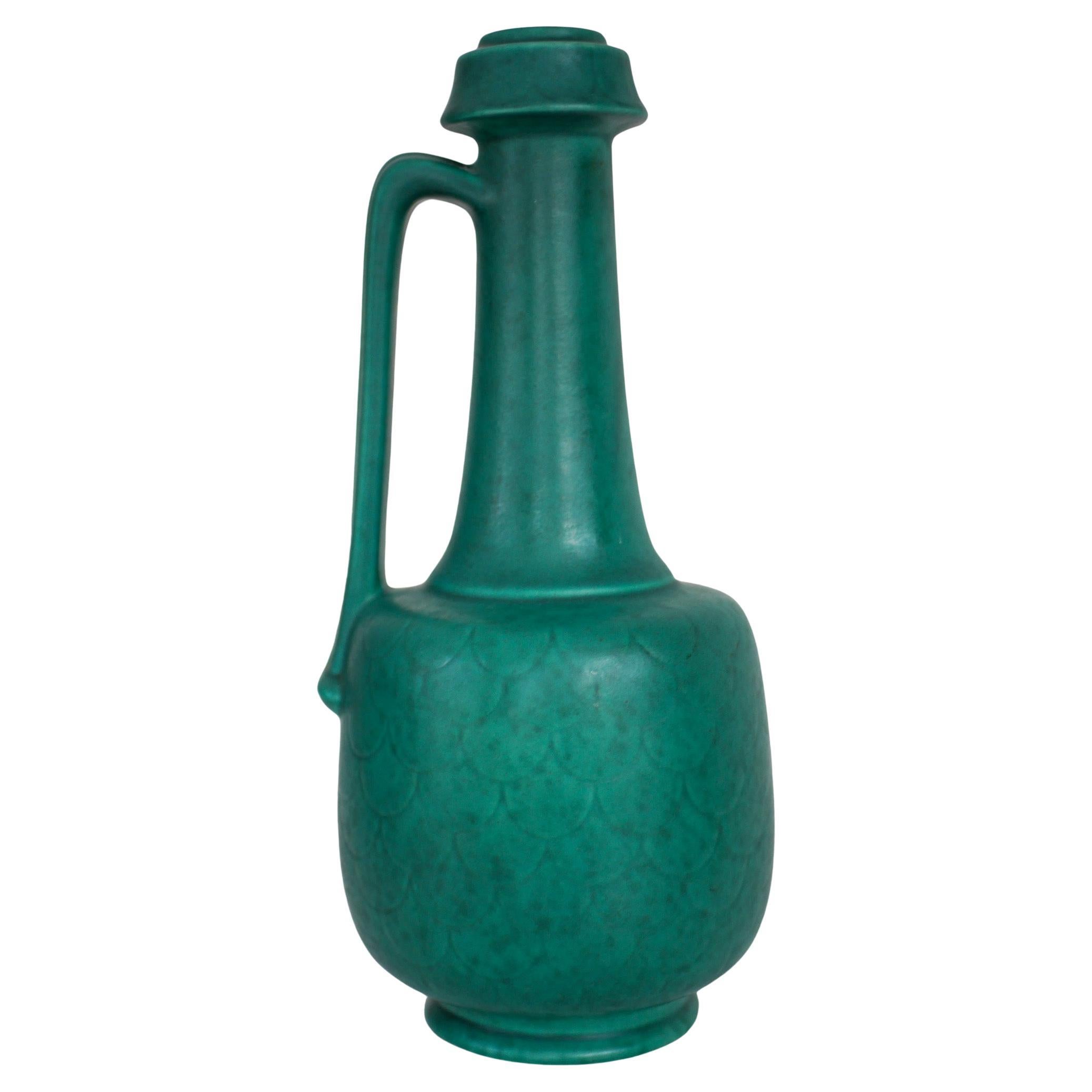 Svedese Vaso svedese Grace 1930 Art deco ARGENTA di grandi dimensioni di Wilhelm Kåge per Gustavsberg in vendita